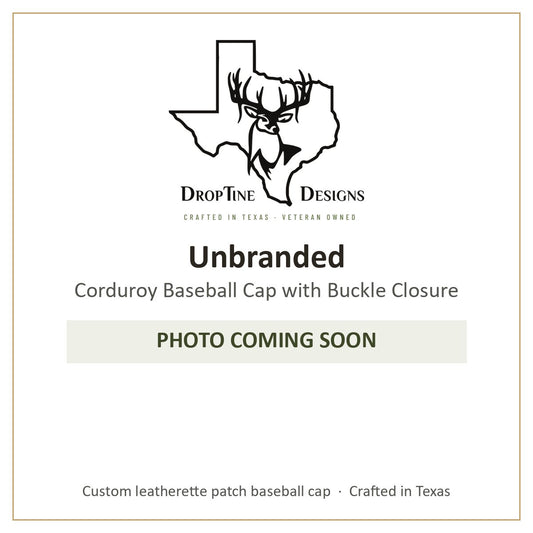 Photo coming soon: Unbranded Corduroy Baseball Cap with Buckle Closure