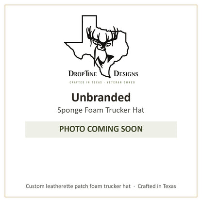 Photo coming soon: Unbranded Sponge Foam Trucker Hat