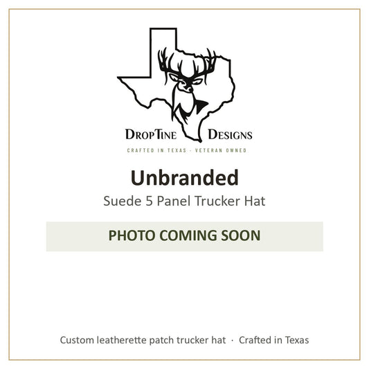 Photo coming soon: Unbranded Suede 5 Panel Trucker Hat