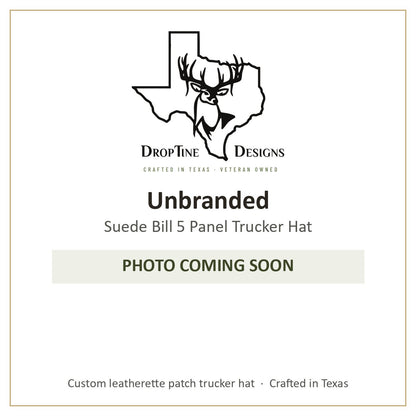 Photo coming soon: Unbranded Suede Bill 5 Panel Trucker Hat