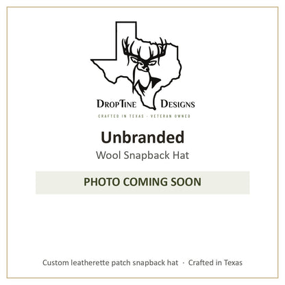 Photo coming soon: Unbranded Wool Snapback Hat
