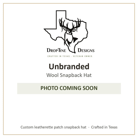 Photo coming soon: Unbranded Wool Snapback Hat