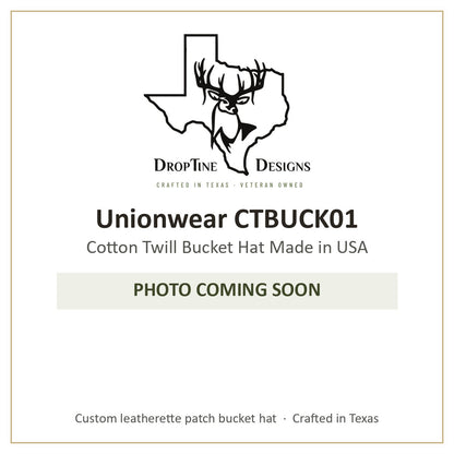 Photo coming soon: Unionwear CTBUCK01 Cotton Twill Bucket Hat Made in USA