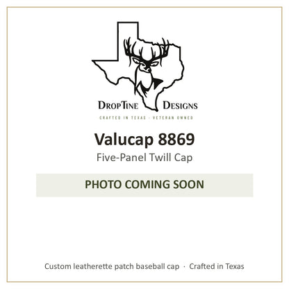 Photo coming soon: Valucap 8869 Five-Panel Twill Cap