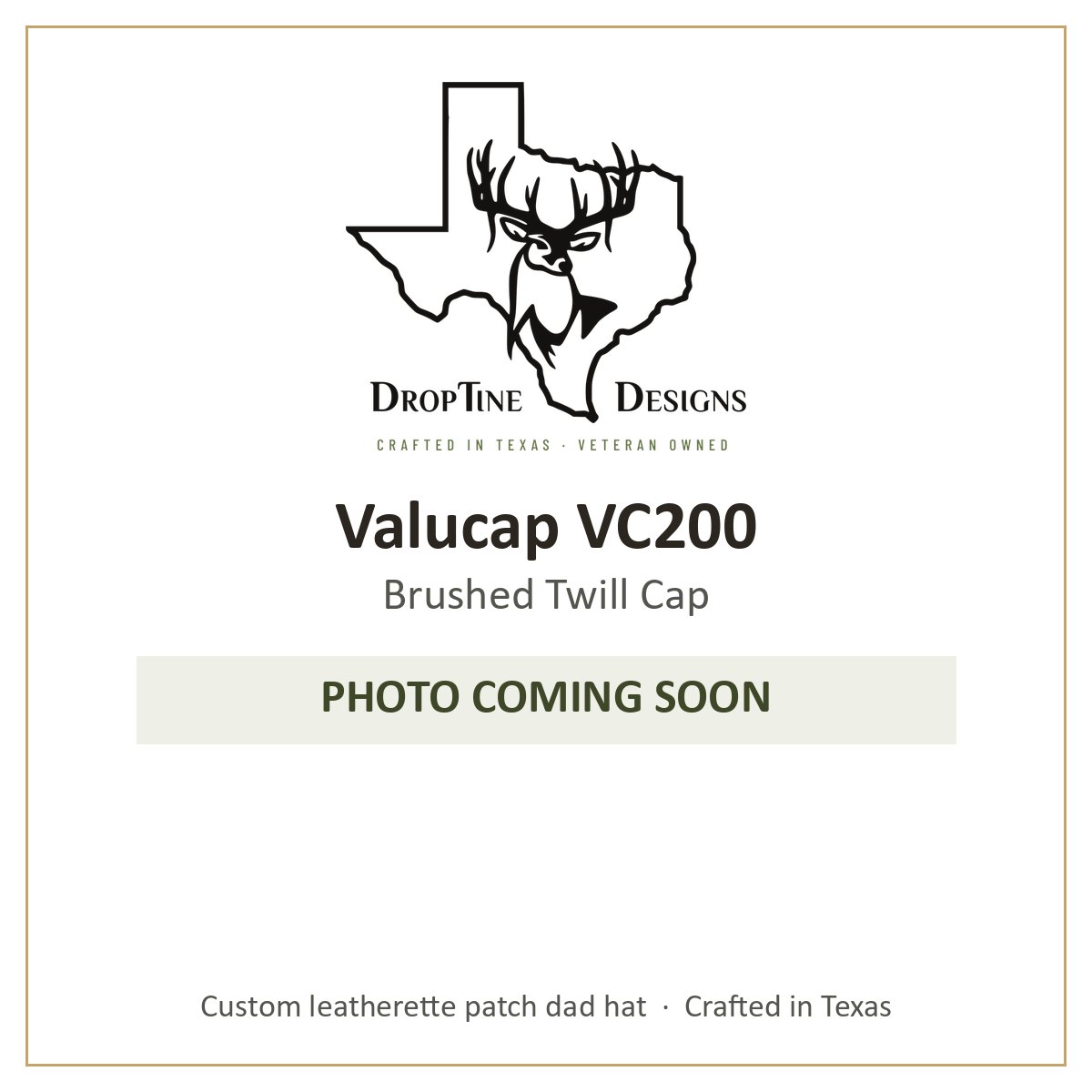 Photo coming soon: Valucap VC200 Brushed Twill Cap