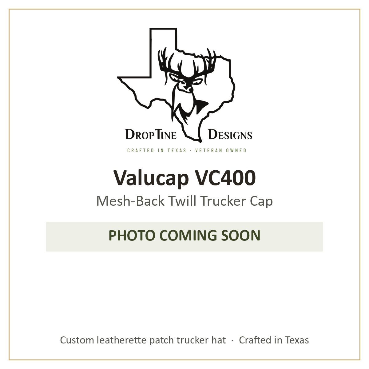 Photo coming soon: Valucap VC400 Mesh-Back Twill Trucker Cap