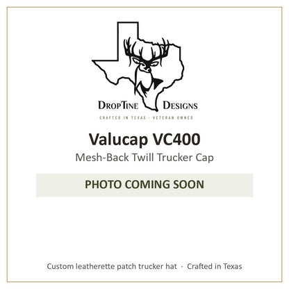 Photo coming soon: Valucap VC400 Mesh-Back Twill Trucker Cap