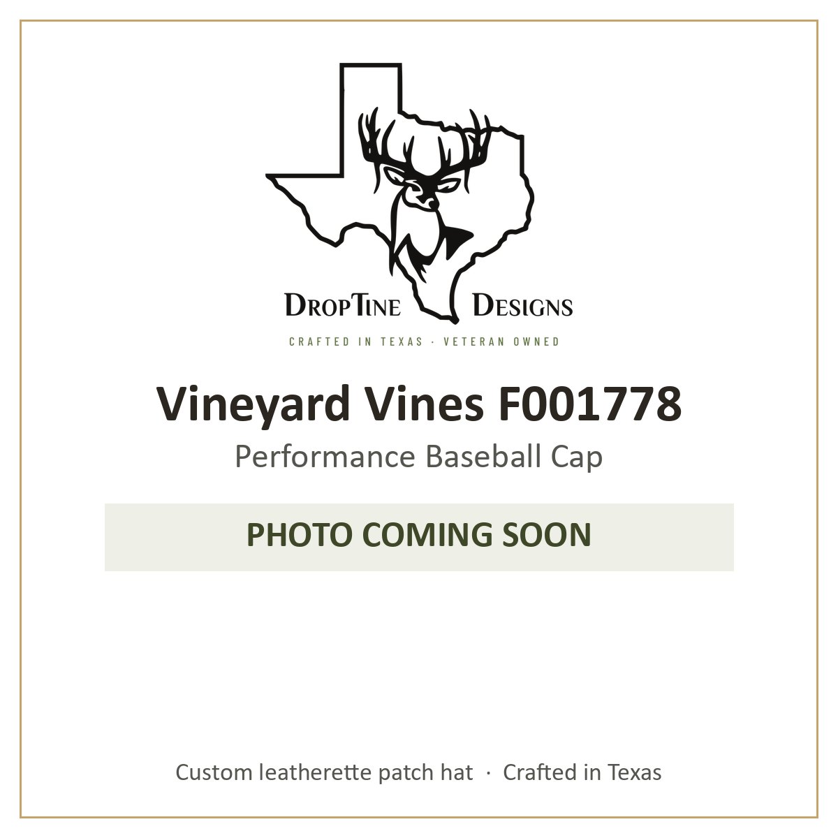 Photo coming soon: Vineyard Vines F001778 Performance Baseball Cap
