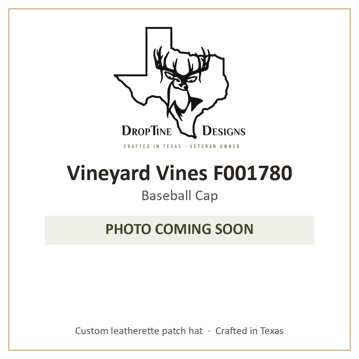 Photo coming soon: Vineyard Vines F001780 Baseball Cap