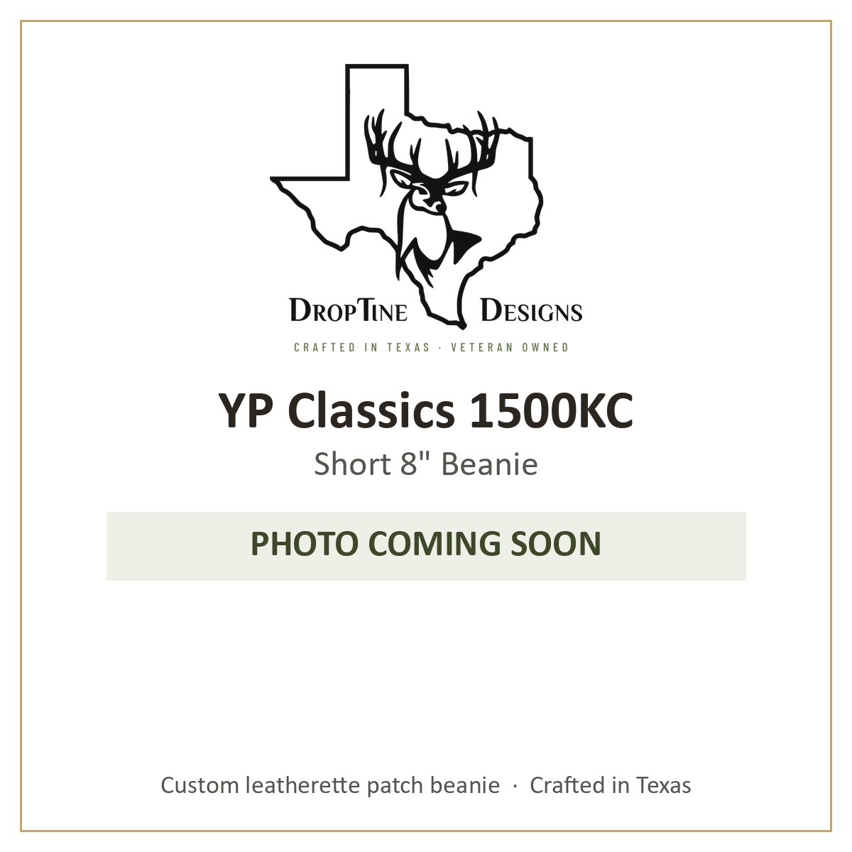 Photo coming soon: YP Classics 1500KC Short 8" Beanie