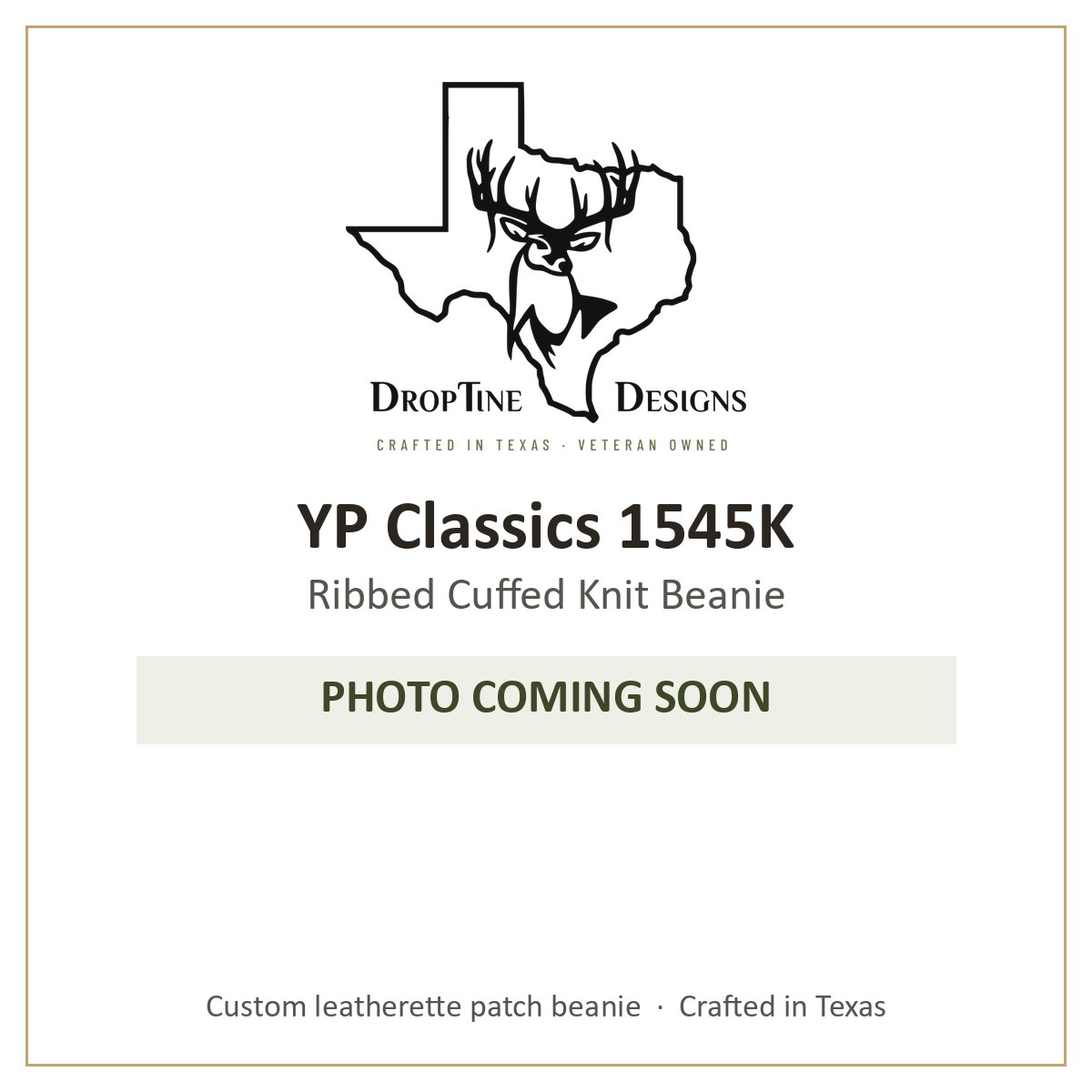 Photo coming soon: YP Classics 1545K Ribbed Cuffed Knit Beanie