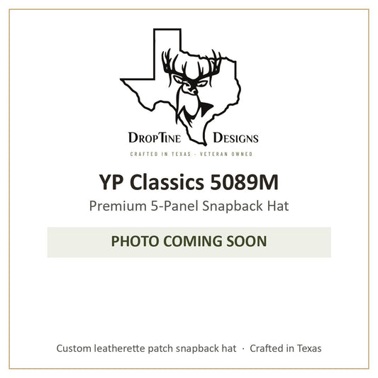 Photo coming soon: YP Classics 5089M Premium 5-Panel Snapback Hat