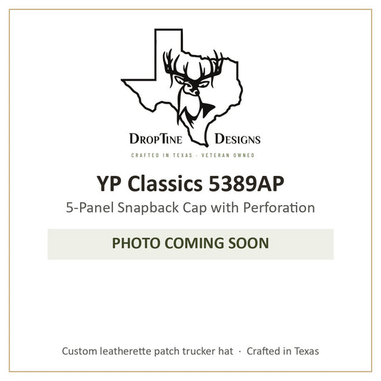 Photo coming soon: YP Classics 5389AP 5-Panel Snapback Cap with Perforation