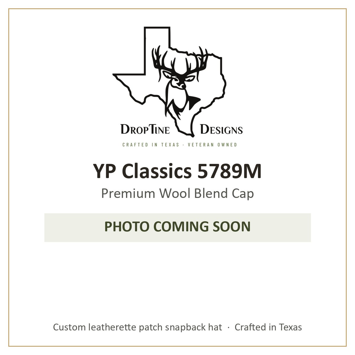 Photo coming soon: YP Classics 5789M Premium Wool Blend Cap