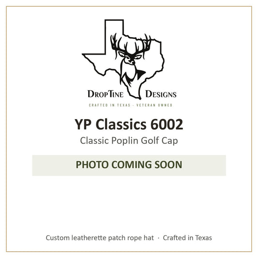 Photo coming soon: YP Classics 6002 Classic Poplin Golf Cap