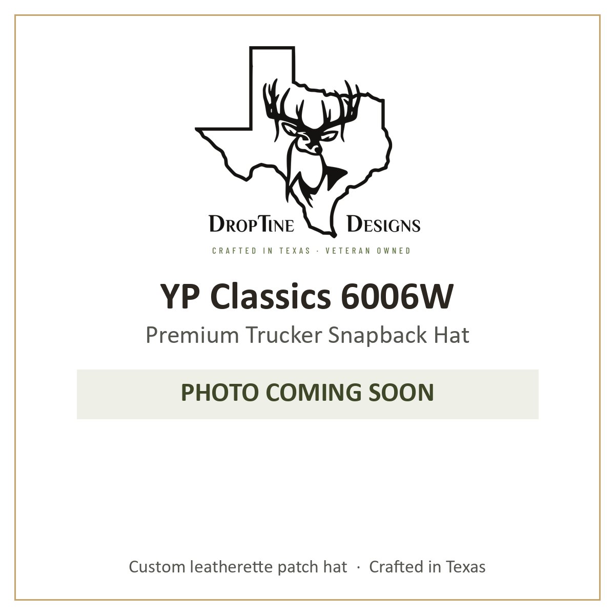 Photo coming soon: YP Classics 6006W Premium Trucker Snapback Hat