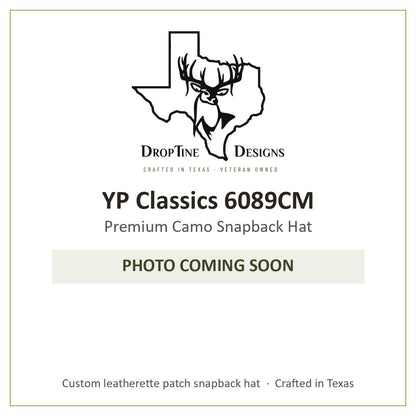 Photo coming soon: YP Classics 6089CM Premium Camo Snapback Hat