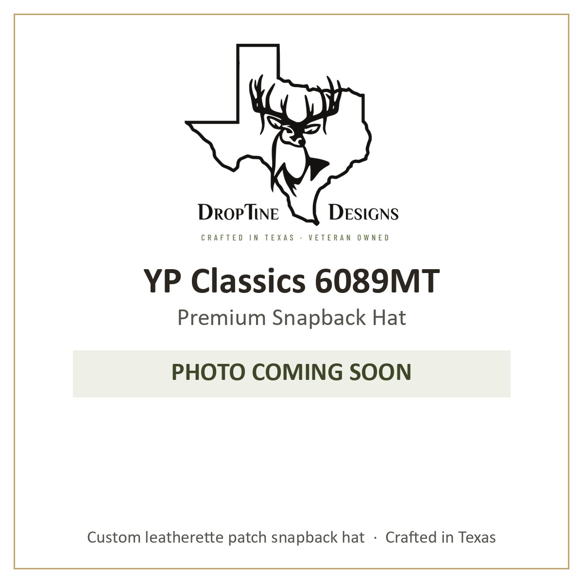 Photo coming soon: YP Classics 6089MT Premium Snapback Hat