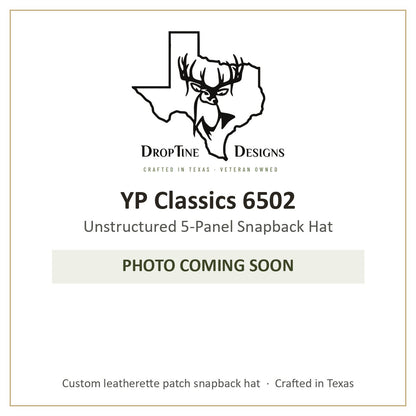 Photo coming soon: YP Classics 6502 Unstructured 5-Panel Snapback Hat
