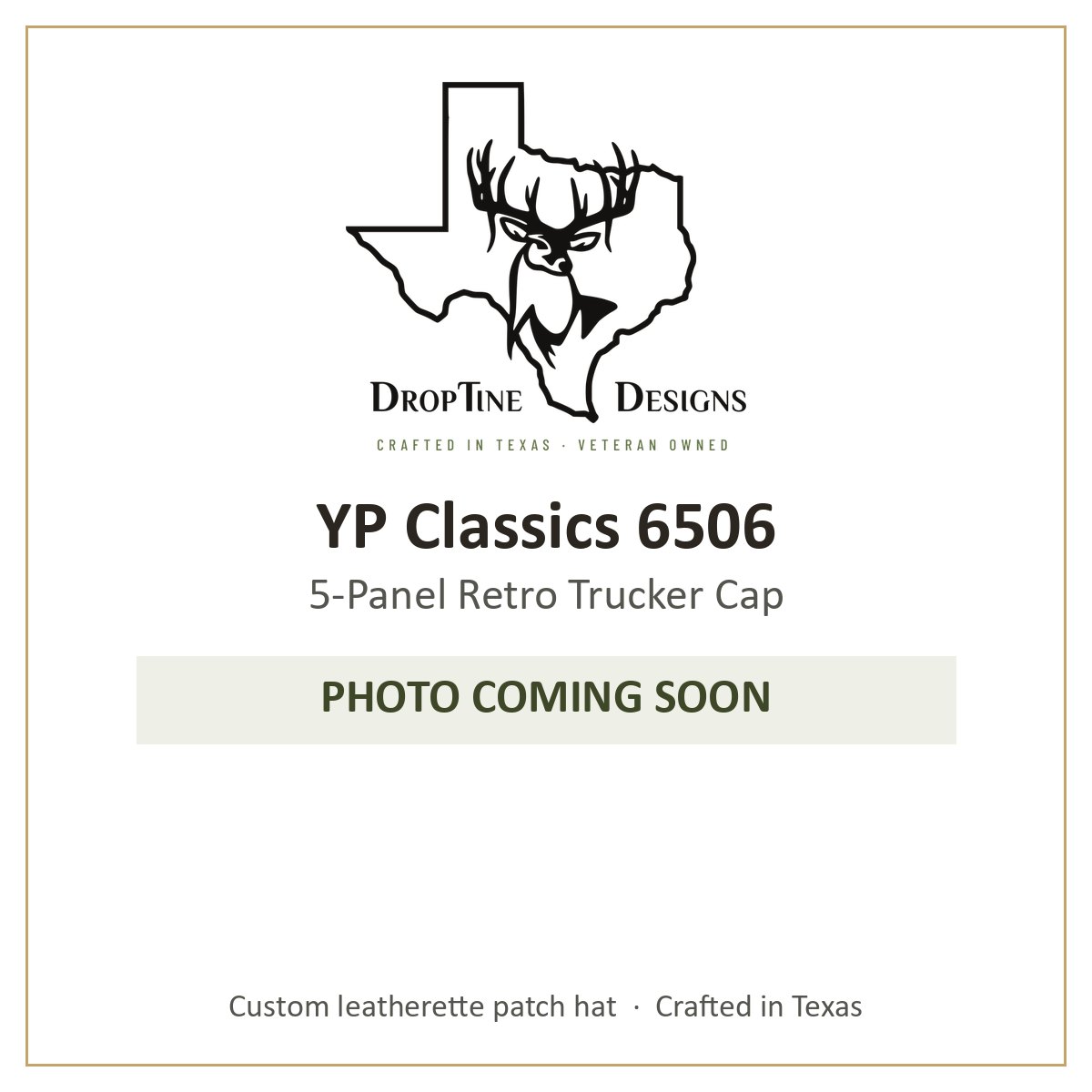 Photo coming soon: YP Classics 6506 5-Panel Retro Trucker Cap