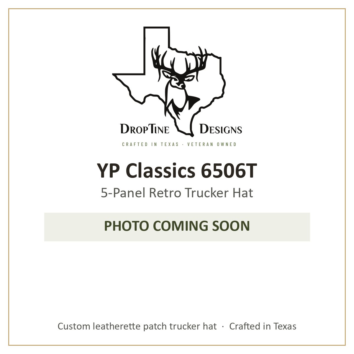 Photo coming soon: YP Classics 6506T 5-Panel Retro Trucker Hat