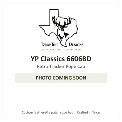 Photo coming soon: YP Classics 6606BD Retro Trucker Rope Cap