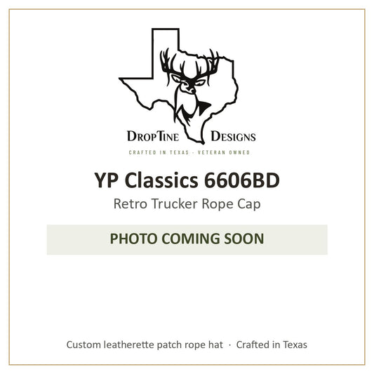 Photo coming soon: YP Classics 6606BD Retro Trucker Rope Cap