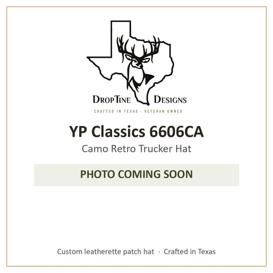 Photo coming soon: YP Classics 6606CA Camo Retro Trucker Hat