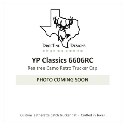 Photo coming soon: YP Classics 6606RC Realtree Camo Retro Trucker Cap