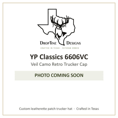Photo coming soon: YP Classics 6606VC Veil Camo Retro Trucker Cap