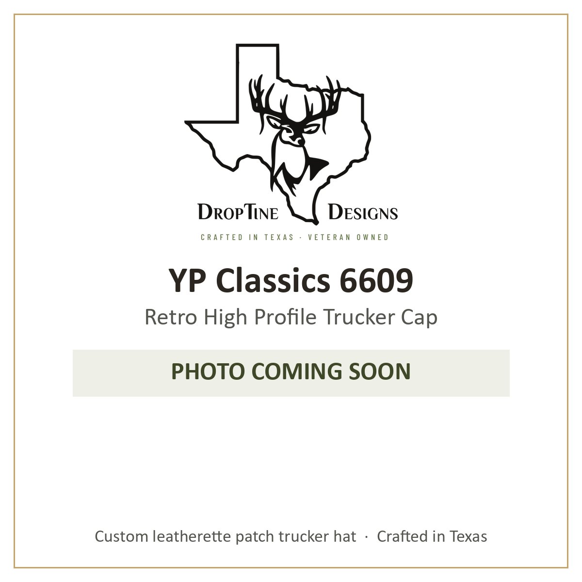 Photo coming soon: YP Classics 6609 Retro High Profile Trucker Cap