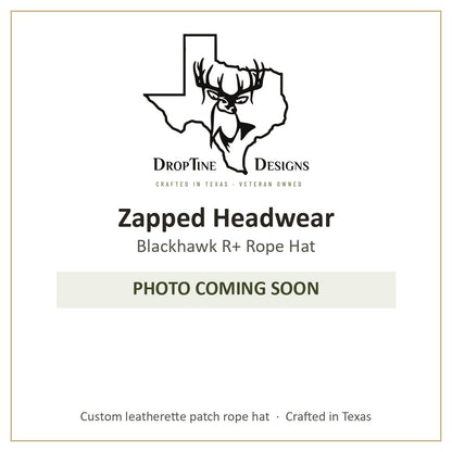 Photo coming soon: Zapped Headwear Blackhawk R+ Rope Hat